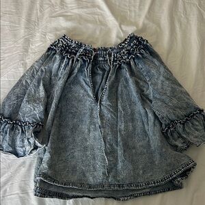 Denim Blue Blouse